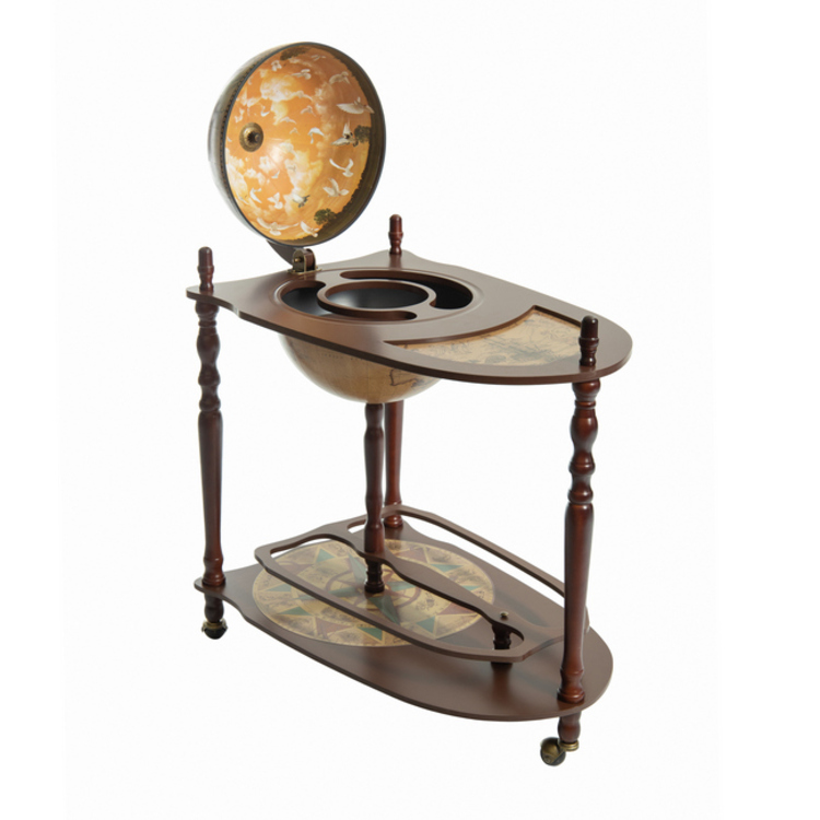 Глобус бар напольный со столом "Солона" сфера 33 см купить в Нижнем Новгороде