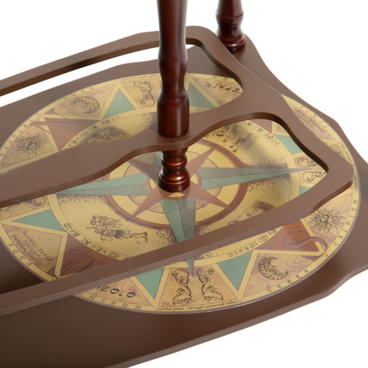 Глобус бар напольный со столом "Солона" сфера 33 см купить в Нижнем Новгороде