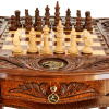 Стол ломберный Шахматы резные "Гордый орел" 60 купить в Нижнем Новгороде