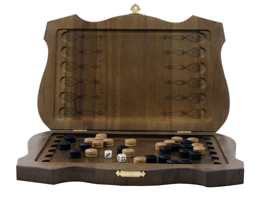 Нарды резные Ивановские мини "Собор" 35, WoodG купить в Нижнем Новгороде