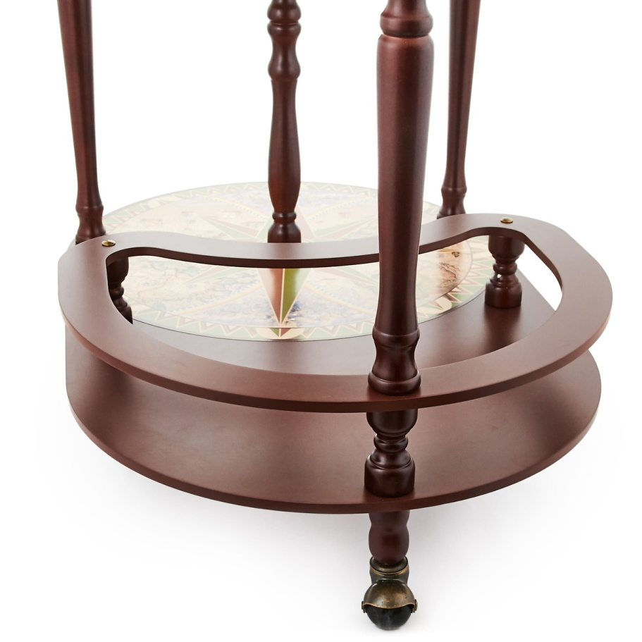 Глобус бар напольный со столом "Герлинда" сфера 40 см купить в Нижнем Новгороде