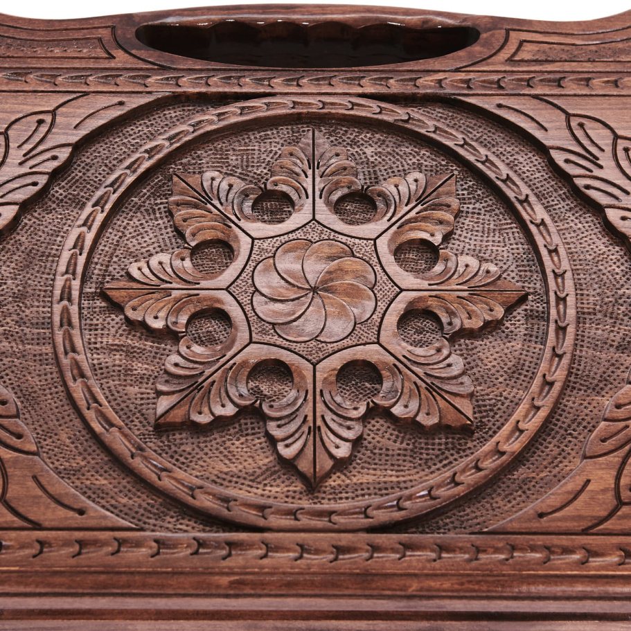 Нарды резные "Узор Снежный " большие 60, Harutyunyan купить в Нижнем Новгороде