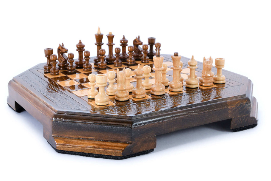 Шахматы резные "Восьмиугольник" 30, Harutyunyan купить в Нижнем Новгороде