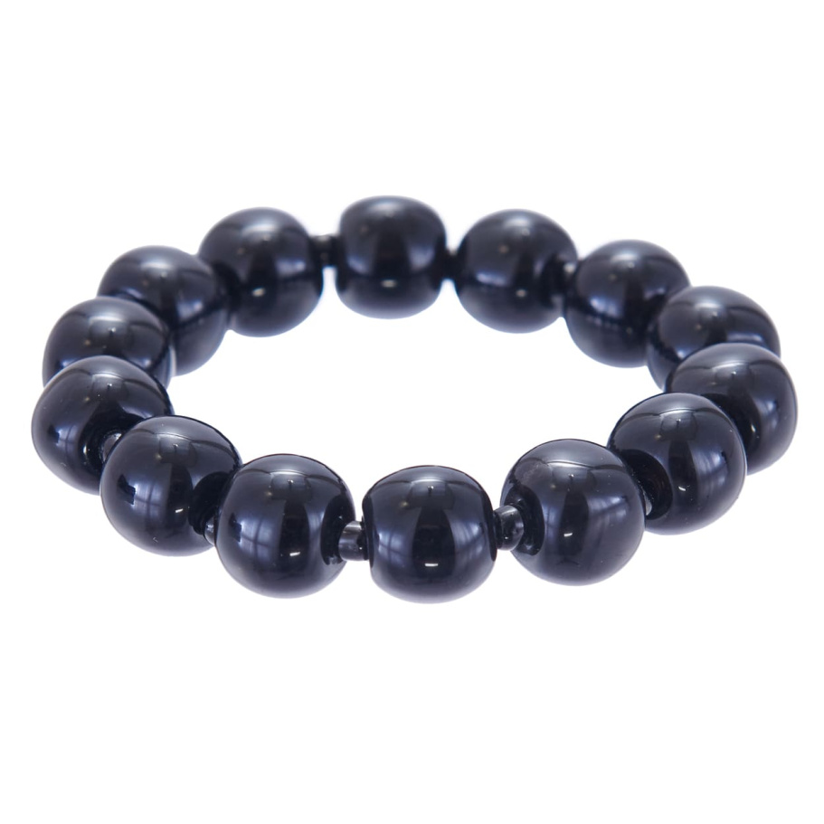 Браслет  Эгида черный камень 1.4 * 22, Давыдов