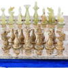 Шахматы каменные "Триада" оникс и ракушечник 40 купить в Нижнем Новгороде