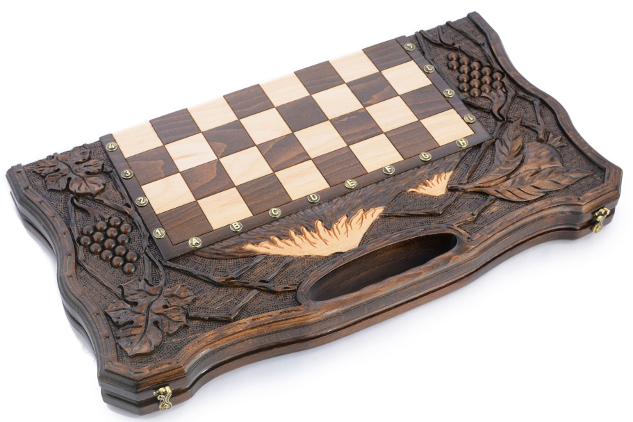 Шахматы + нарды резные "Долина Арарата" 60, Harutyunyan купить в Нижнем Новгороде