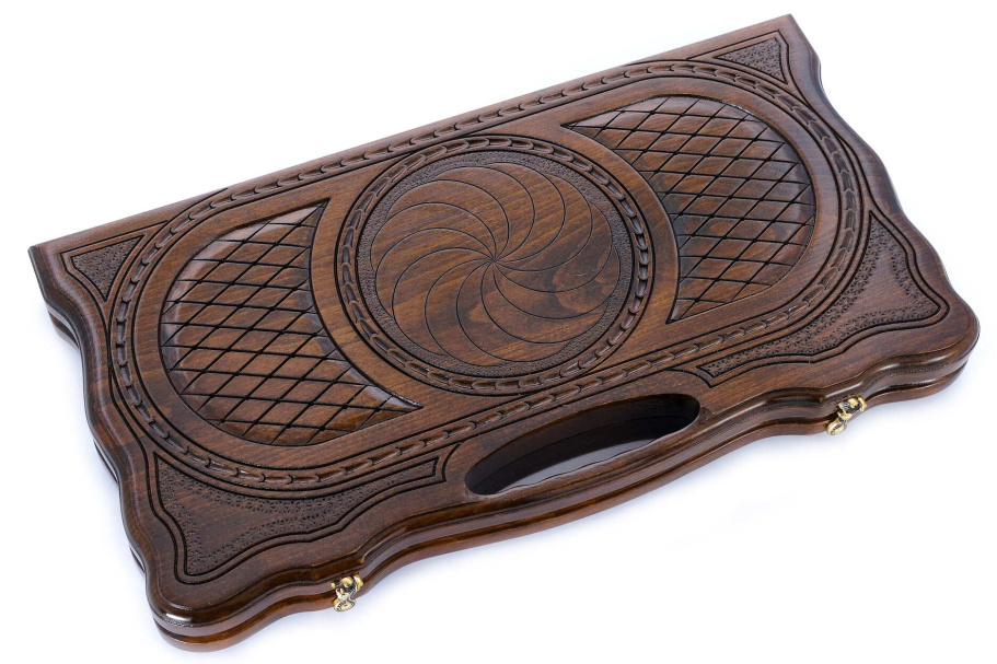 Нарды резные "Бесконечность" средние 50, Harutyunyan