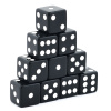 Кости игральные "Классика" пластик, черные, 15 мм (2 шт.) купить в Нижнем Новгороде