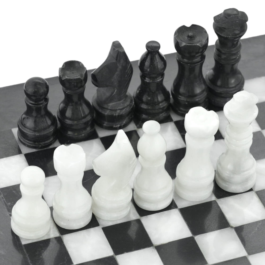 Шахматы из камня "Олимп" мрамор 20 купить в Нижнем Новгороде