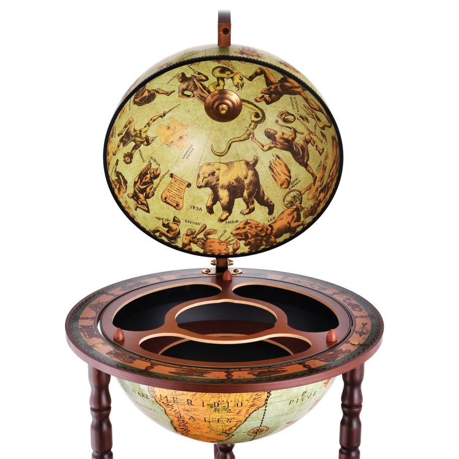 Глобус бар напольный "Мегасен", сфера 40 см купить в Нижнем Новгороде