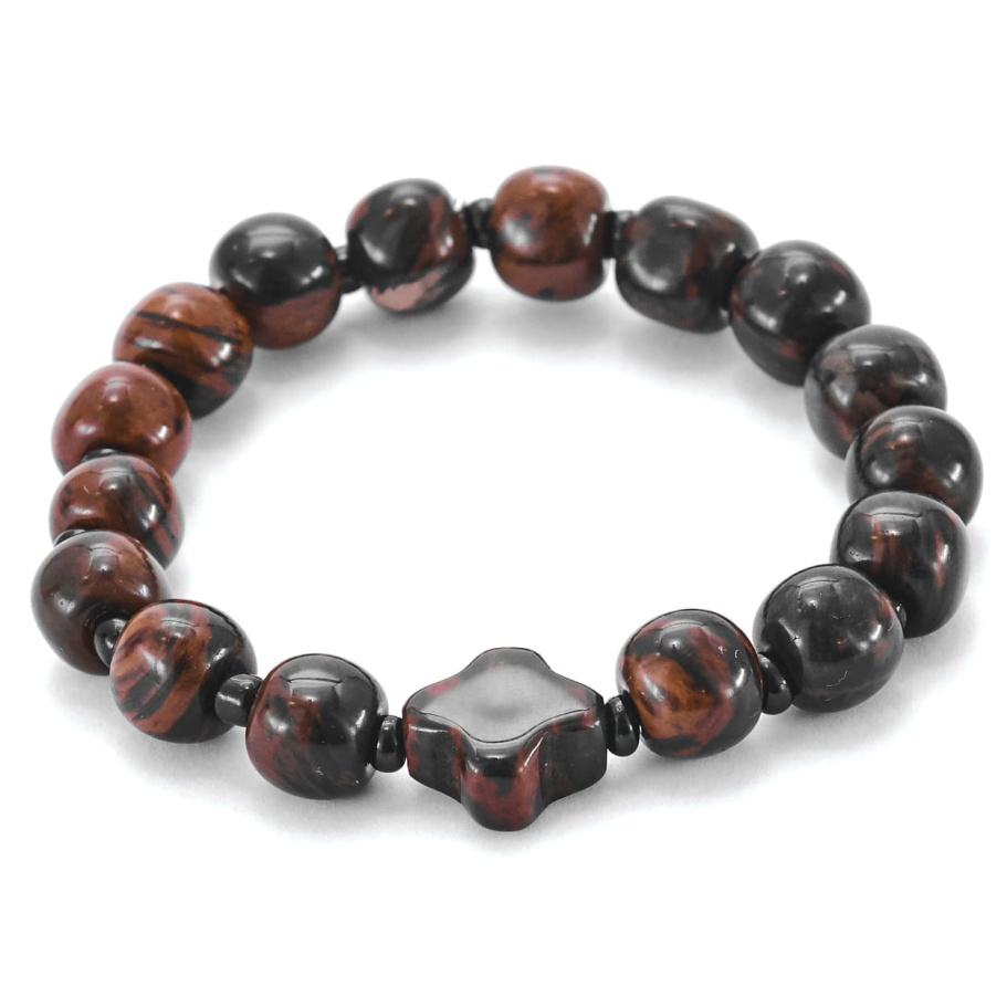 Браслет Давид коричневый камень 0.8 * 20, Давыдов