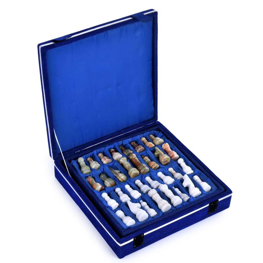 Шахматы из камня "Атлантида" мрамор и оникс 25 купить в Нижнем Новгороде