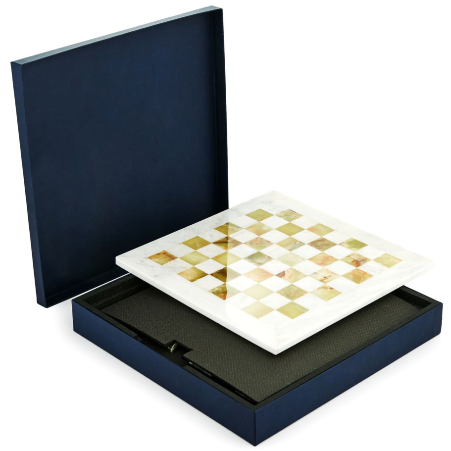 Шахматы каменные "Карфаген" мрамор и оникс 40 купить в Нижнем Новгороде