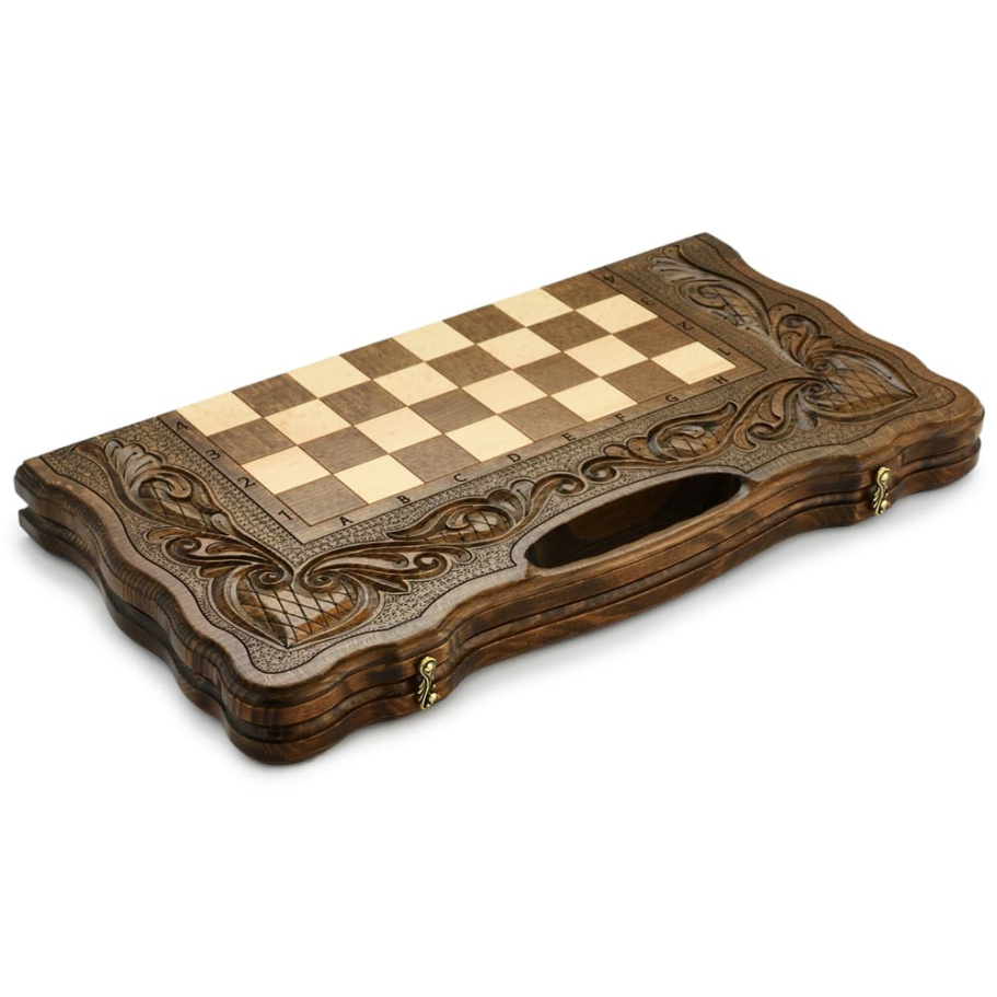 Шахматы + нарды резные "Королевские" 60, Harutyunyan купить в Нижнем Новгороде