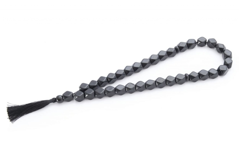 Четки граненые "Удача" черный камень, Давыдов С.