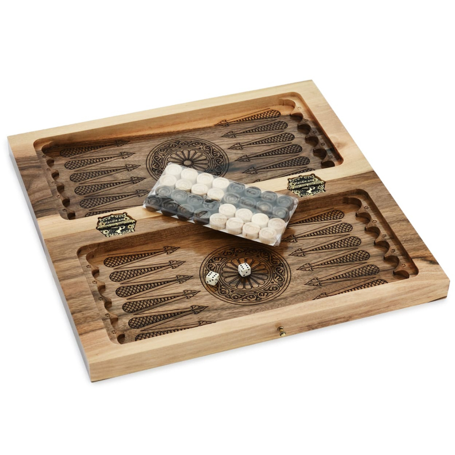 Шахматы + нарды резные "Лазурит" 40 купить в Нижнем Новгороде