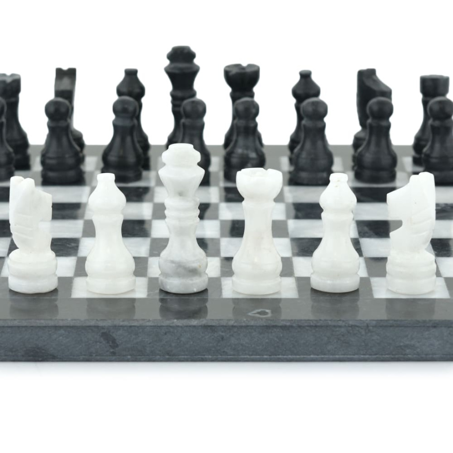 Шахматы из камня "Олимп" мрамор 25 купить в Нижнем Новгороде