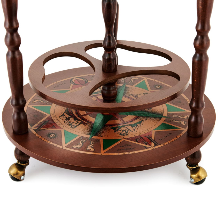 Глобус бар напольный "Клавдий", сфера 40 см купить в Нижнем Новгороде