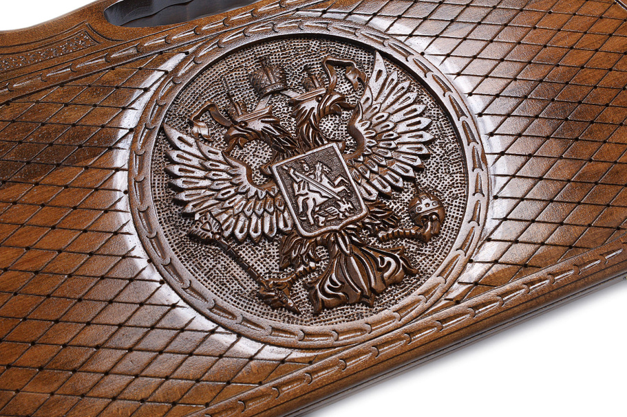 Нарды резные ромбик "Герб России " большие 60, Harutyunyan купить в Нижнем Новгороде