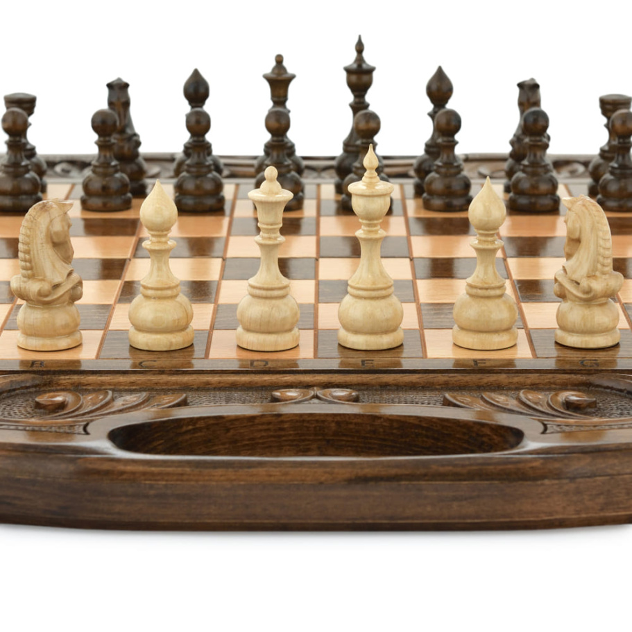 Шахматы + нарды резные "Фетис"  50, Harutyunyan купить в Нижнем Новгороде