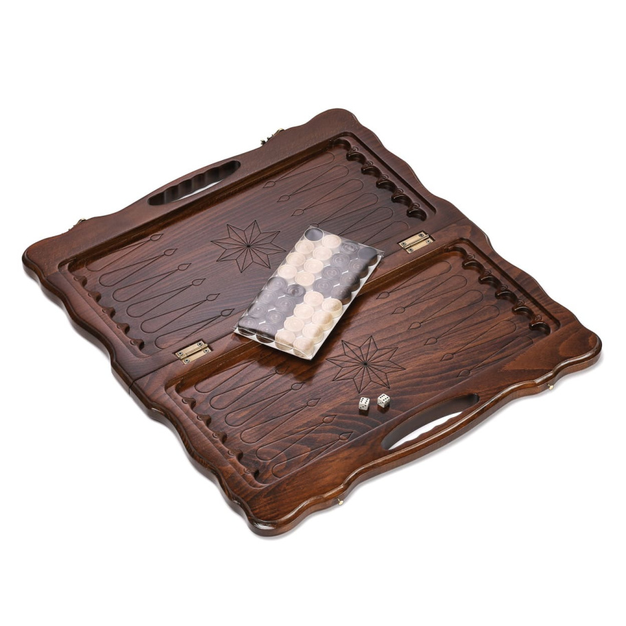 Нарды резные "Роза Ветров" малые 40, Harutyunyan купить в Нижнем Новгороде