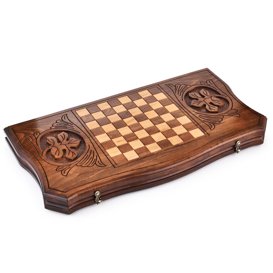 Нарды резные "Полумесяц" большие 60, Osipov купить в Нижнем Новгороде