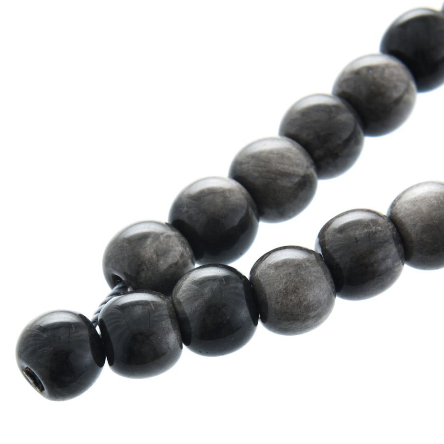 Четки с бусинами "Оскар" серый камень, Давыдов С. купить в Нижнем Новгороде