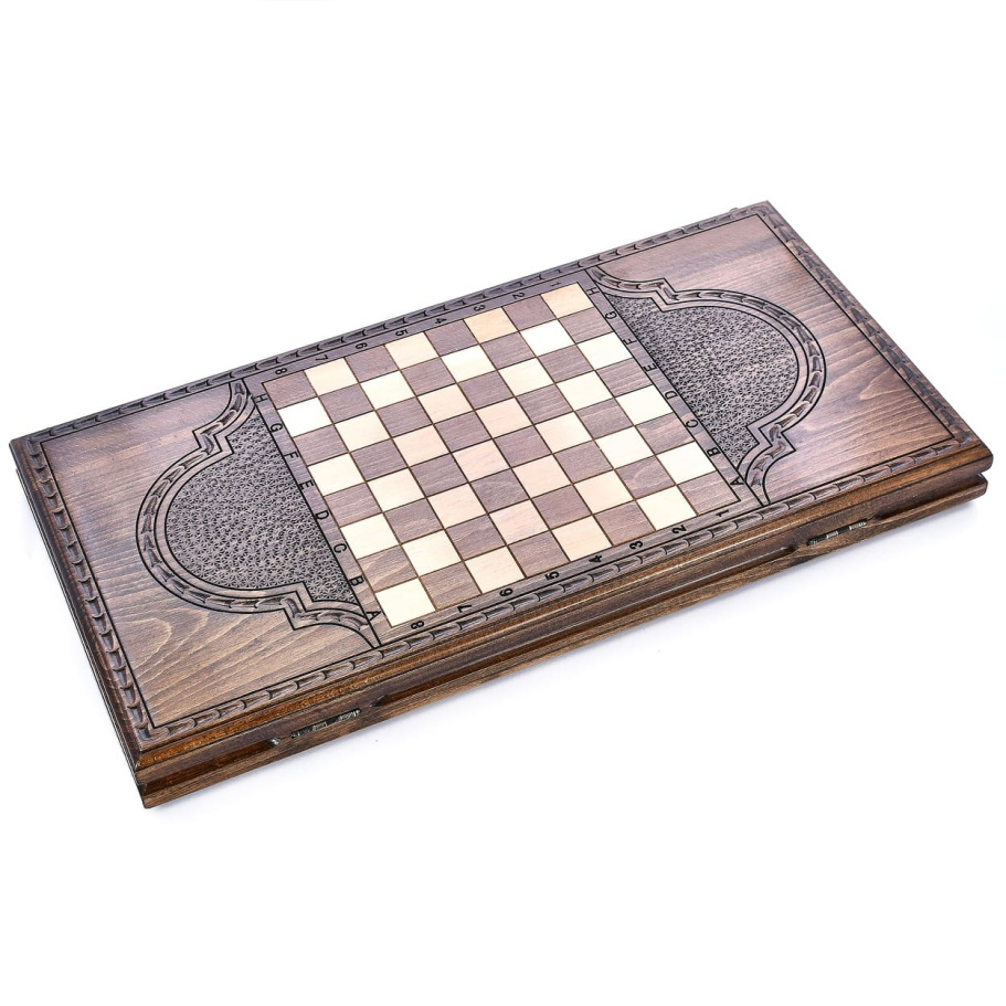 Нарды резные Рэкто "Орбита"  большие 60, Harutyunyan купить в Нижнем Новгороде