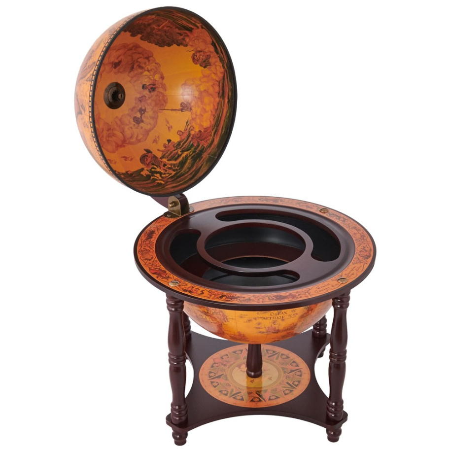 Глобус бар настольный "Евразия", сфера 33 см, JUFENG купить в Нижнем Новгороде