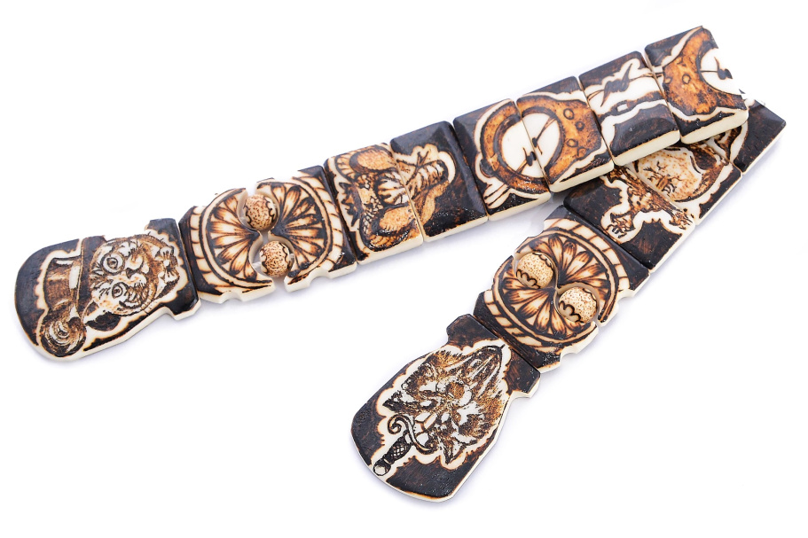 Четки перекидные "Скорпион" кость, Беркутов К. купить в Нижнем Новгороде Четки перекидные "Скорпион" кость, Беркутов К. купить в Нижнем Новгороде