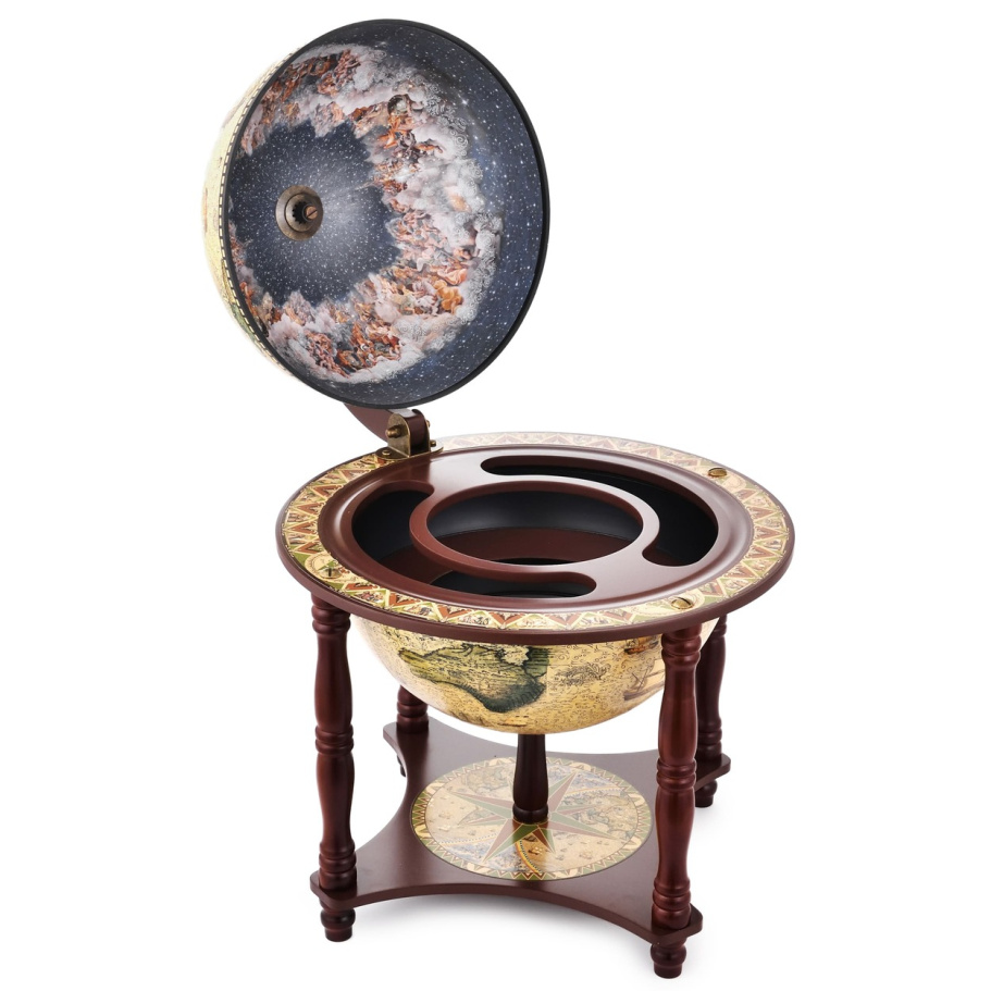 Глобус бар настольный "Античная", сфера 33 см купить в Нижнем Новгороде