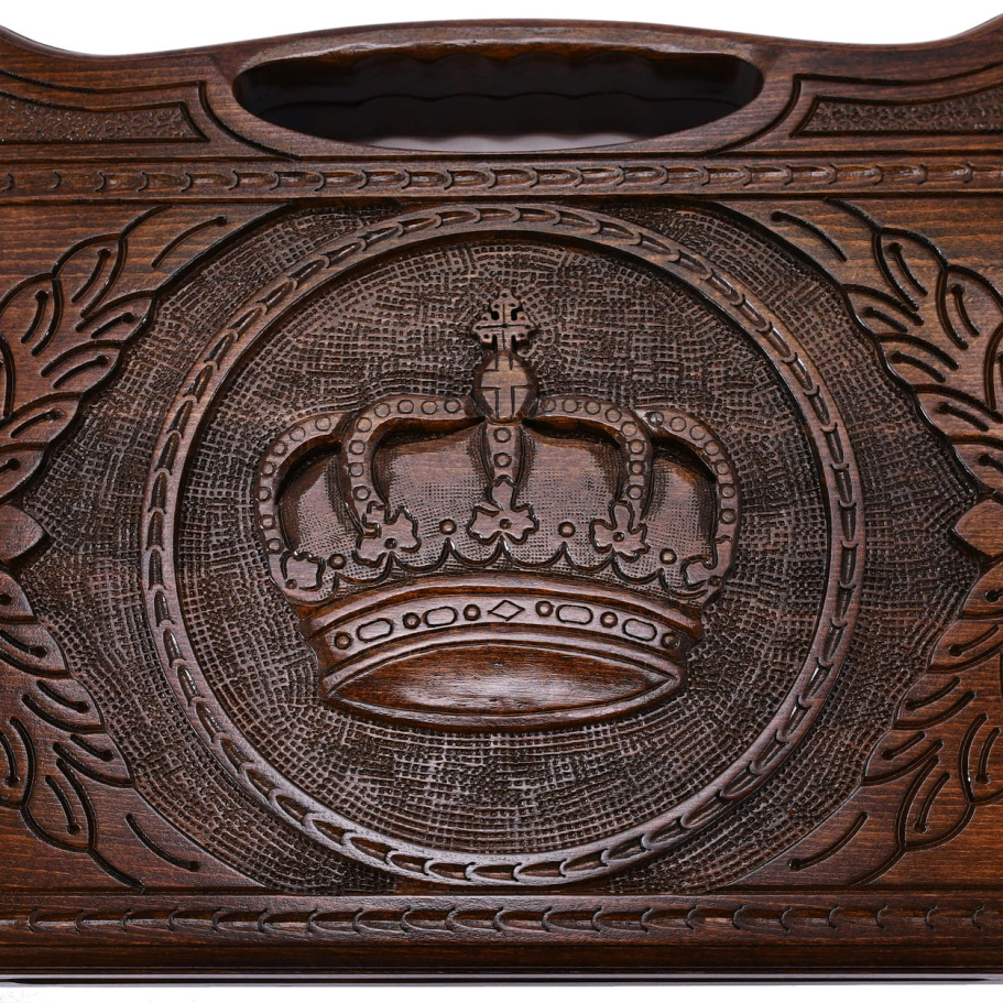 Нарды резные "Сибирская Корона" большие 60, Harutyunyan купить в Нижнем Новгороде