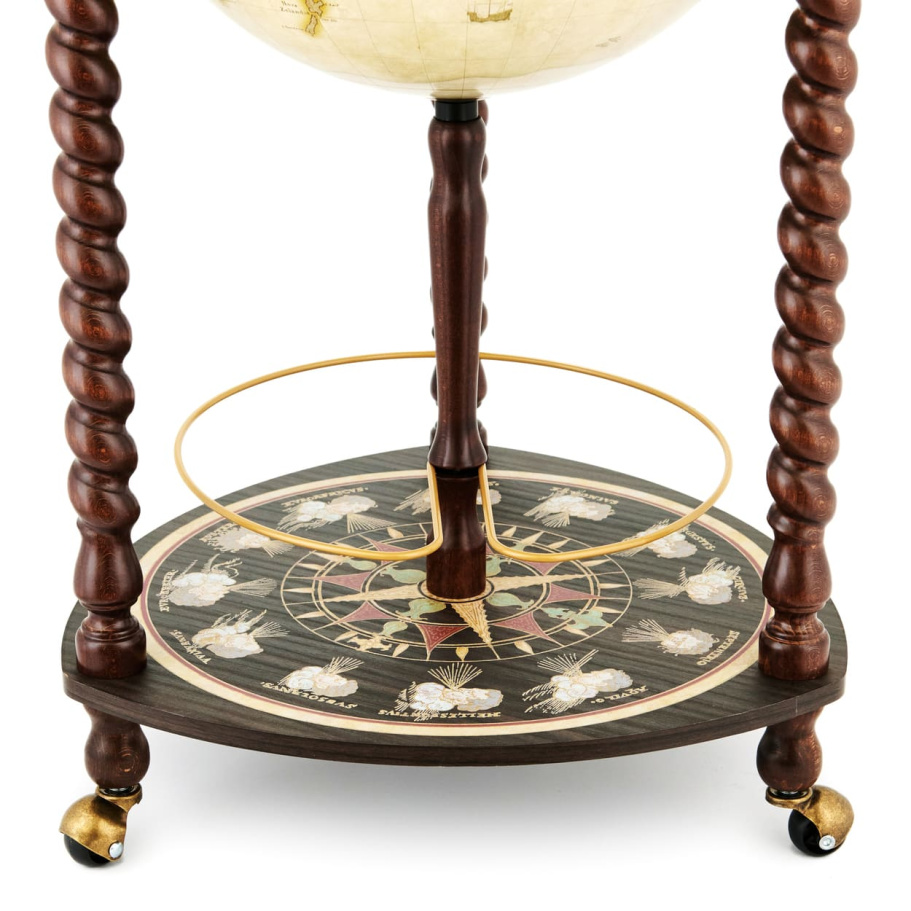 Глобус бар напольный "Клеоника", сфера 40 см купить в Нижнем Новгороде