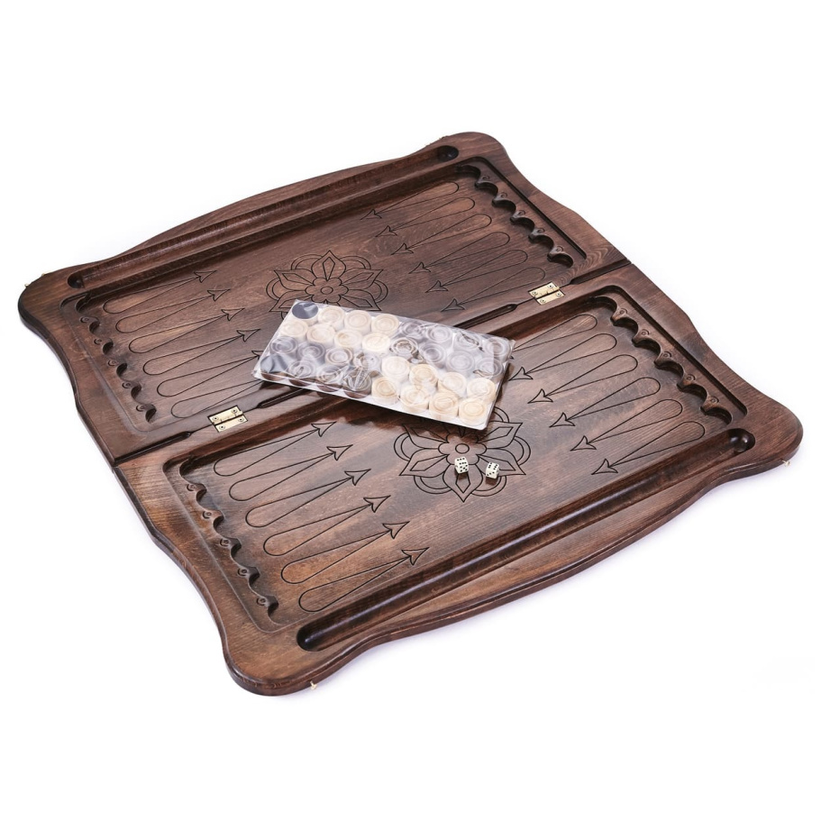 Нарды резные "Грозный" большие 60, Даудов купить в Нижнем Новгороде