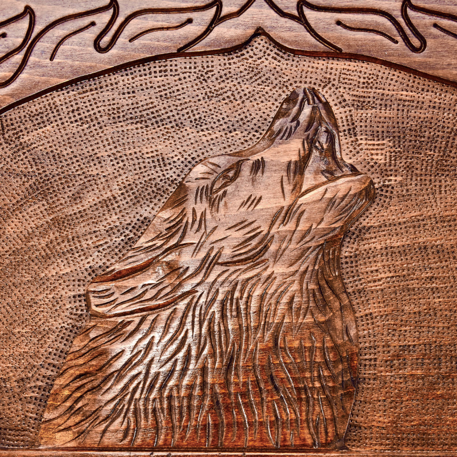 Нарды резные "Оскал Волка"  60, Sargsyan купить в Нижнем Новгороде