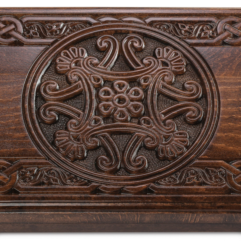 Нарды резные "Орнамент 1" средние 50, Harutyunyan купить в Нижнем Новгороде