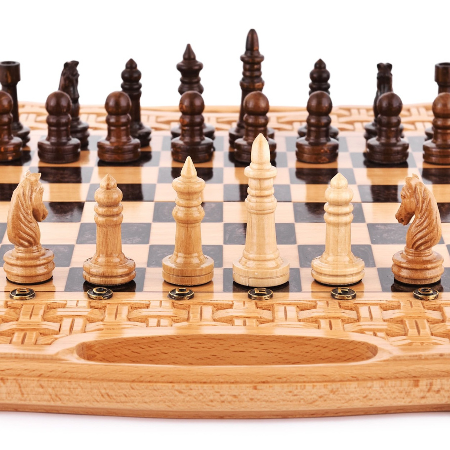 Шахматы резные "Морион" 50 купить в Нижнем Новгороде