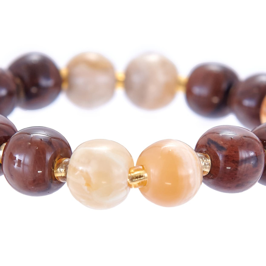 Браслет Эвентус желтый и коричневый камень 1.2 * 20, Давыдов купить в Нижнего Новгорода