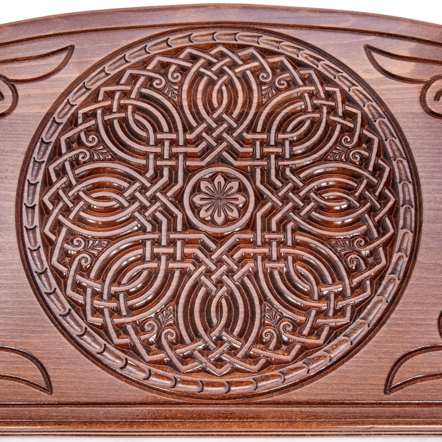 Нарды резные "Узор" большие 60, Даудов купить в Нижнем Новгороде