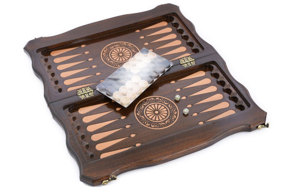 Шахматы + нарды резные "Флагман" 50, Harutyunyan купить в Нижнем Новгороде