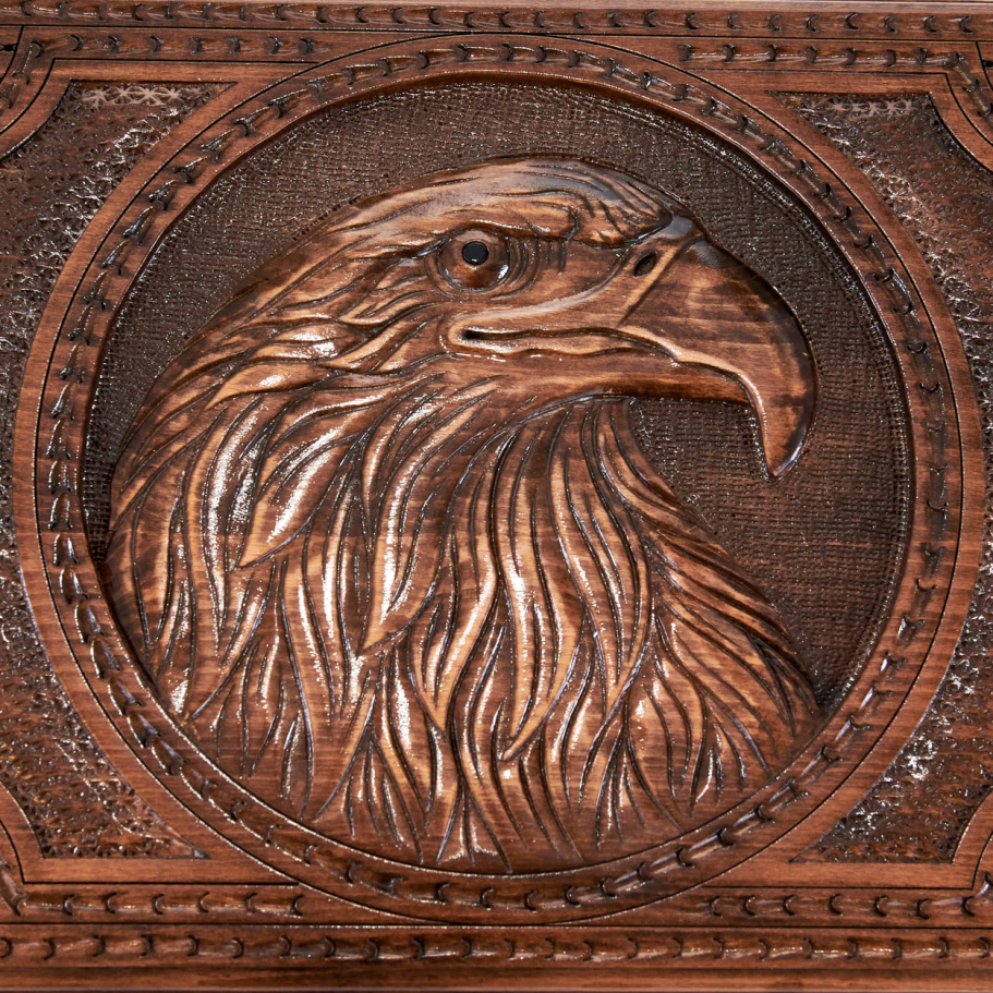 Нарды резные "Вольный орел" большие 60, Harutyunyan купить в Нижнем Новгороде