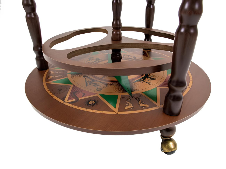 Глобус бар напольный "Перитей", сфера 40 см купить в Нижнем Новгороде