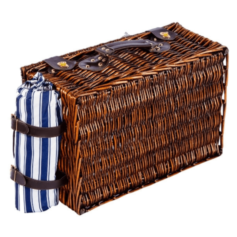 Корзина для пикника Гари (на 4 персоны) с пледом купить в Нижнем Новгороде