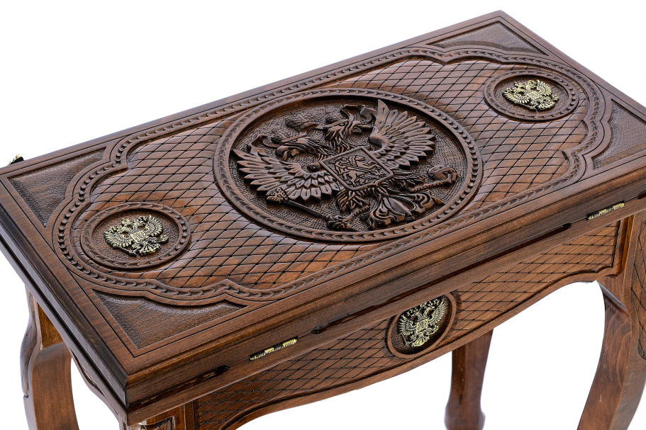 Стол ломберный Нарды резные "Империя" 60, Harutyunyan купить в Нижнем Новгороде