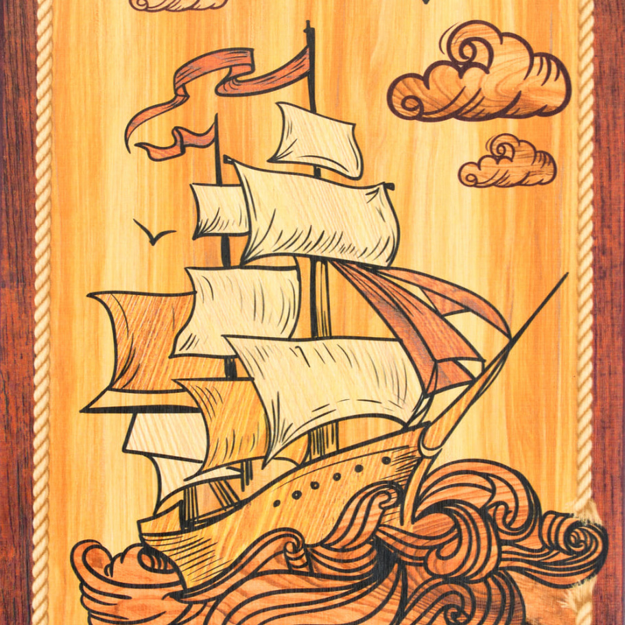 Нарды Пермские Корабль, средние 50 купить в Нижнем Новгороде