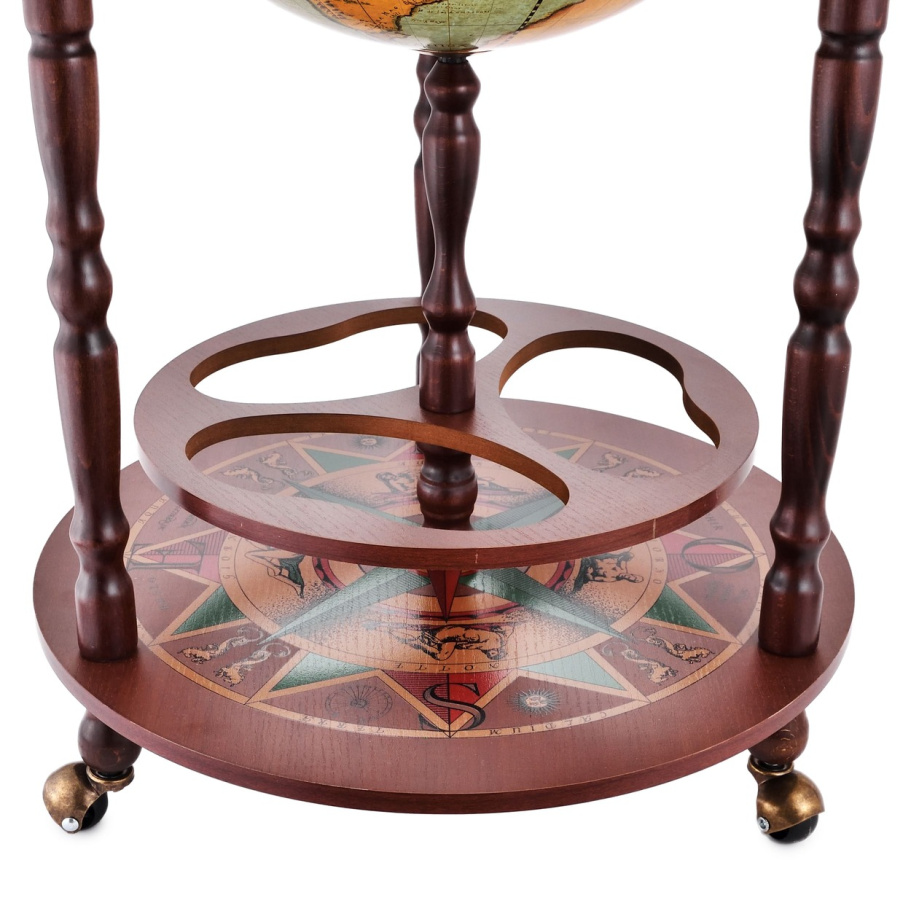 Глобус бар напольный "Мегасен", сфера 40 см купить в Нижнем Новгороде