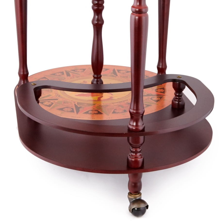 Глобус бар напольный со столом "Европа" сфера 42 см купить в Нижнем Новгороде