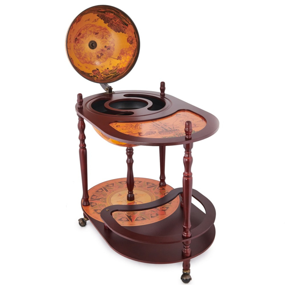 Глобус бар напольный со столом "Европа" сфера 42 см купить в Нижнем Новгороде