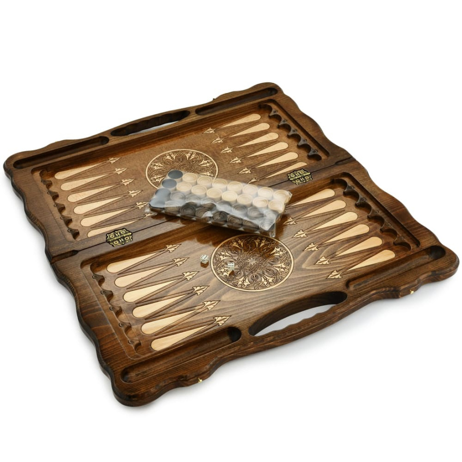 Шахматы + нарды резные "Королевские" 60, Harutyunyan купить в Нижнем Новгороде