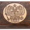 Нарды резные Рэкто "Герб России" средние 50, Harutyunyan купить в Нижнем Новгороде